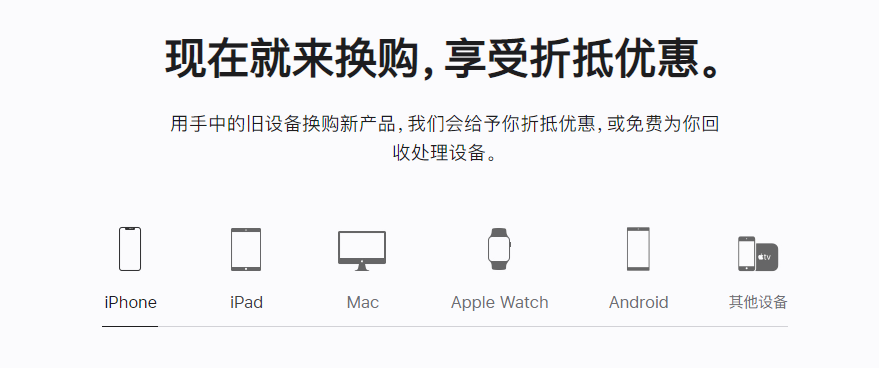 舒兰苹果手机维修分享iPhone以旧换新的去处 