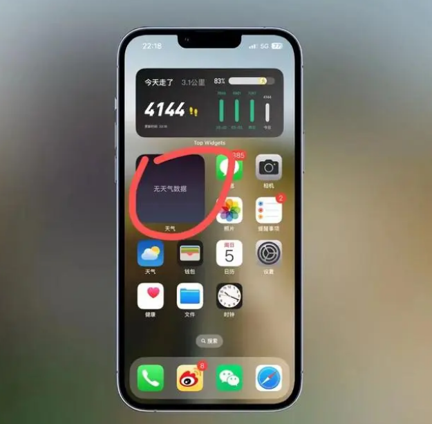 舒兰苹果手机维修分享:iOS16主屏幕天气小组件无法正常工作怎么办？ 