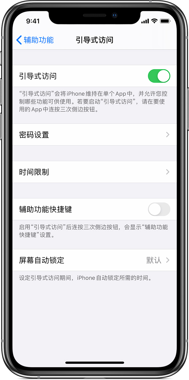 舒兰苹果手机维修分享如何在 iPhone 上退出引导式访问 