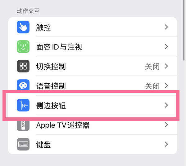 舒兰苹果14维修店分享iPhone14 Plus侧键双击下载功能关闭方法 