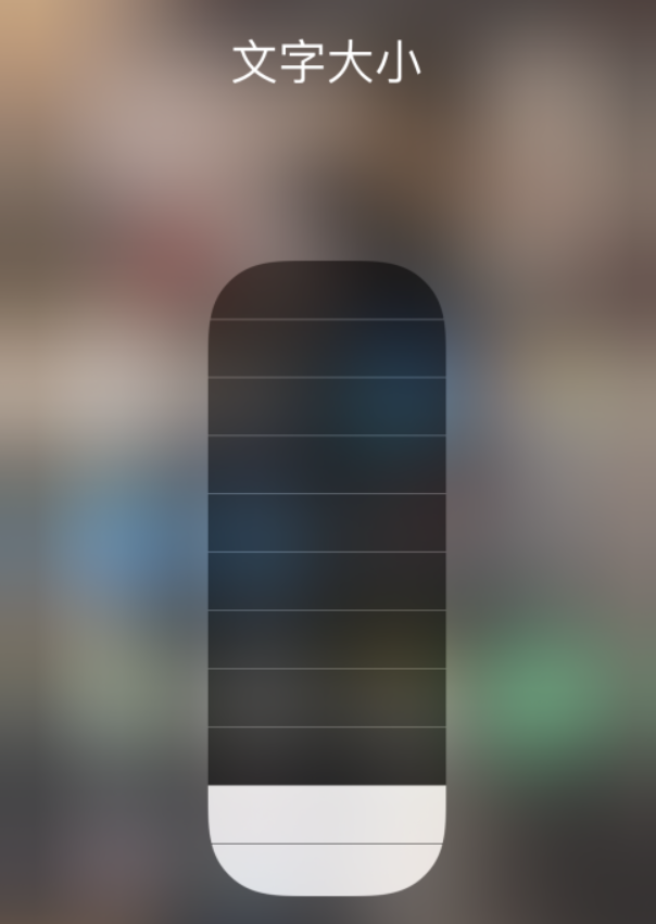舒兰苹果手机维修分享小技巧：在 iPhone 控制中心快速调节字体大小 